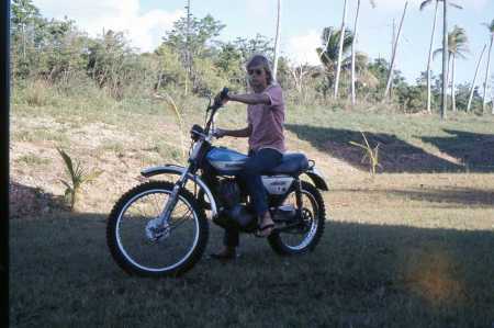 Me on my bike.  71' Suzuki TS185