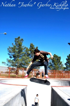 Nathan, the skateboarder!