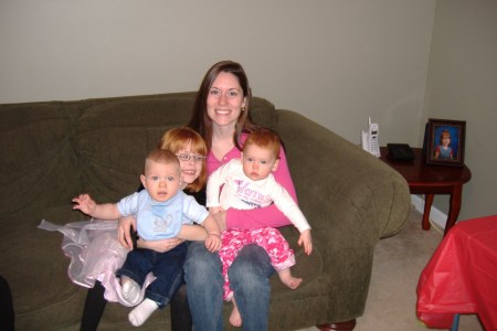 Step-daughter and 3 grandchildren.