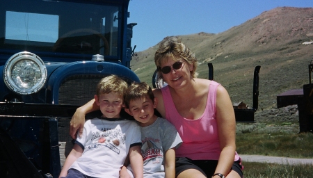 summer 2004 me & boys at bodie