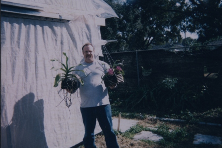 me and two of my babies "orchids"