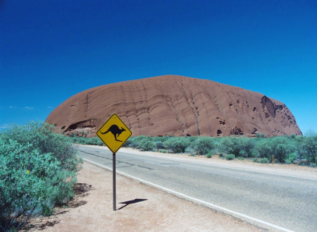 Uluru in '03 from the other side