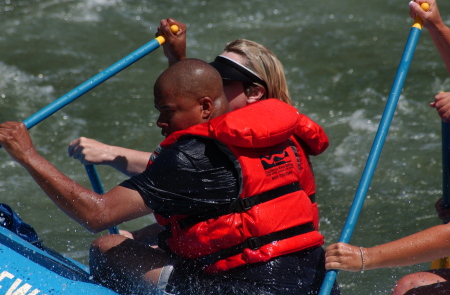 On the rapids!