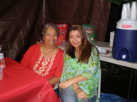 My mom and a lady freind of mine.