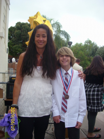 My son's 6th grade graduation