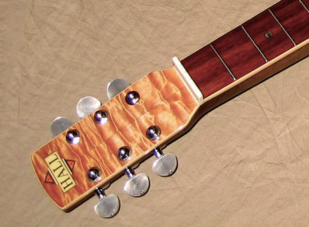 Quilted Swamp Maple Headstock Overlay