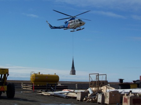 Hauling groceries on the North Slope