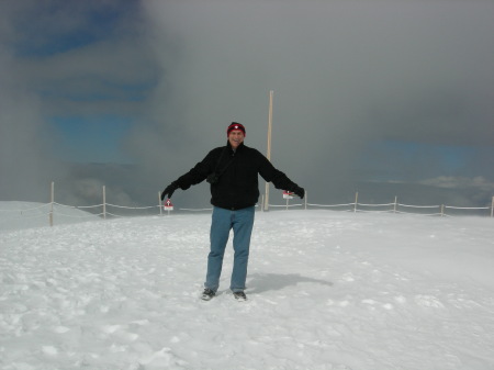 Ron ontop of Jungfrau Mt in Switzerland (2008)