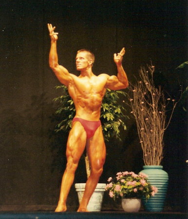 Natural bodybuilding competition 1993.