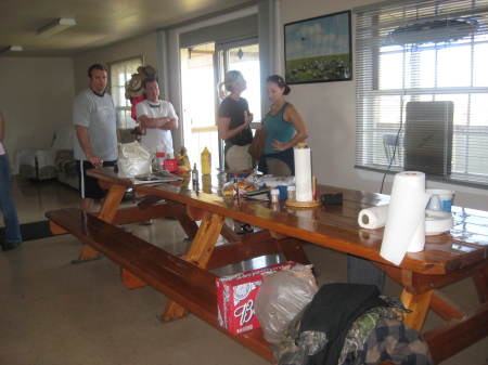 dining area at camp 60