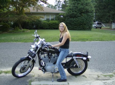 Tammy (don't have pic of Shelley & her bike)
