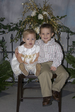 The grandbabies--Jayse and Sadie