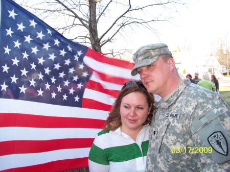 Step son Sgt. Tim knight & wife Laura