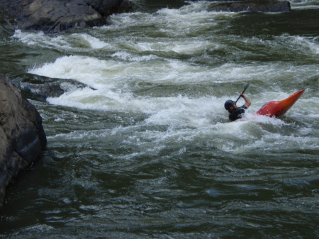 Whitewater play in West Virginia