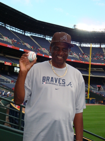 Caught ball Braves game.