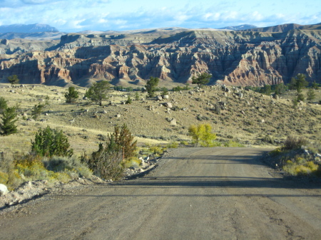 traveling through wyoming