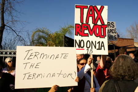 TAX  REVOLT POSTER