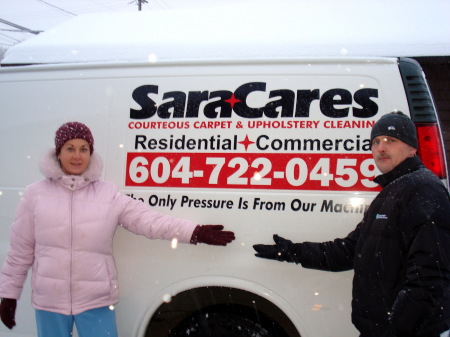 Mr. Johnson & I Presenting Our New Van