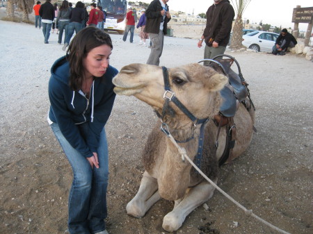 My daughter (26) in Israel last December