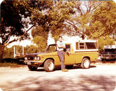 Me and my '73 Chevy Luv in '79