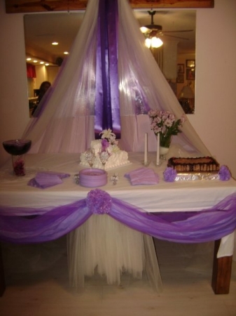 The cake table