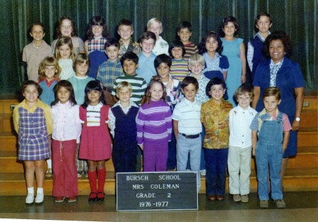 2nd Grade with Mrs. Coleman  1976-1977