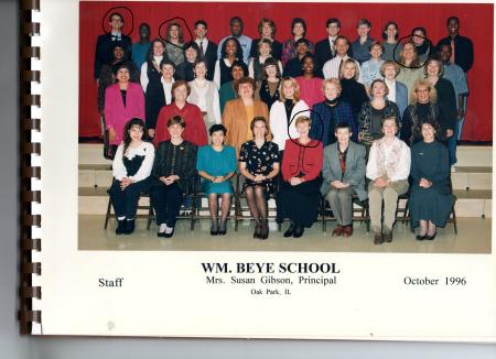 Beye School Staff 1996 - 1997