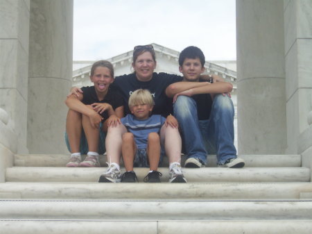 The kids & I at Arlington '09