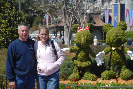 Sharon and I at Disney World