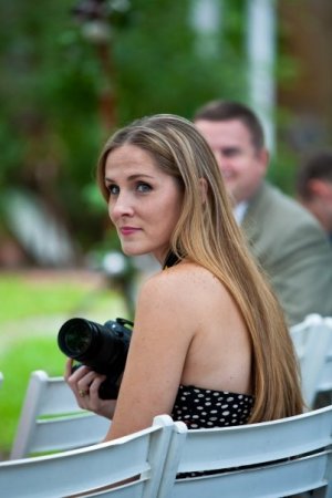 Christi at Miguel and Francesca's wedding