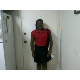 jada's first day of 5th grade