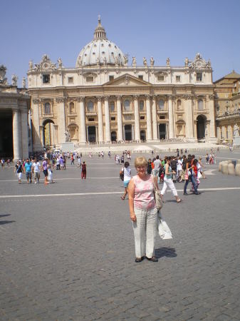 Waiting to tour the Vatican