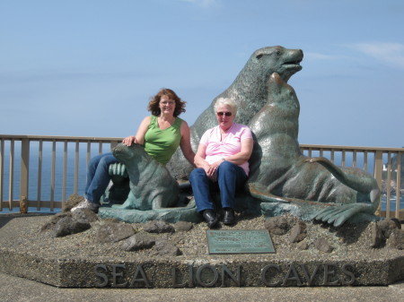 Me & Mom at the Sea Lion Caves