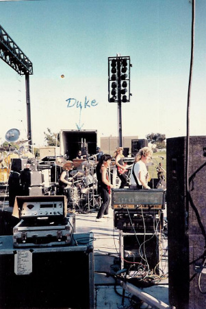 Crystal opening an outdoor concert for Kansas