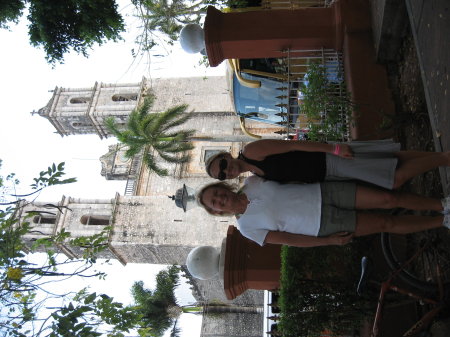 Dani and me in the Yucatan. Fun!