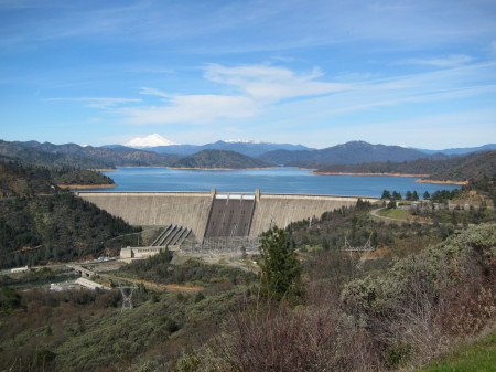 Three Shastas, Shasta Dam, Shasta Lake, and Mo