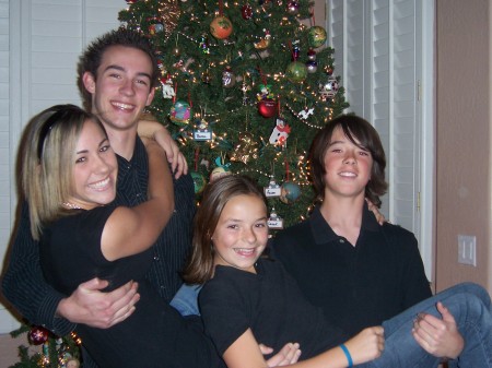 Kids at Christmas 2007