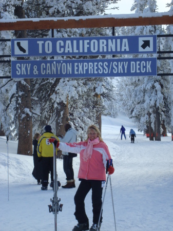 Skiing at Lake Tahoe, California... Feb. 14/09