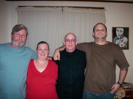 allen,me,uncle fred,and my son justin