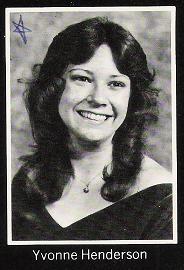 Yvonne Henderson Yearbook Picture 1980