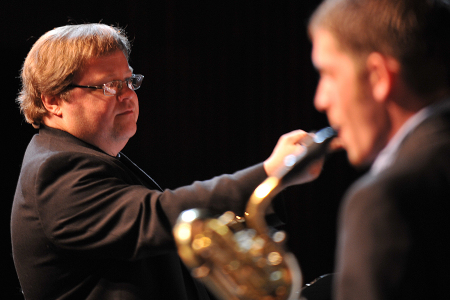 Conducting the jazz band