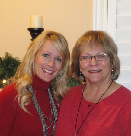 Julie and Linda Dec. 2009