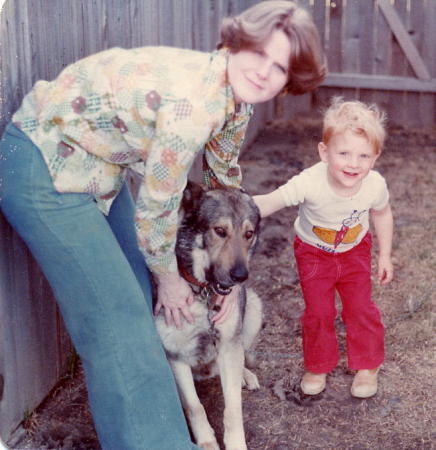 Colleen, Lancelot, and Brian 1977