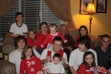 My Wife Sandy, Grandkids, and Me