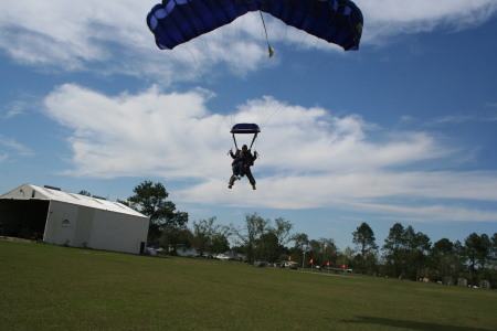 Coming in for a landing.