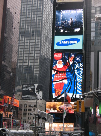 Times Square New Years Day