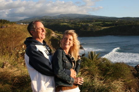 Rick and I in Maui for my birthday