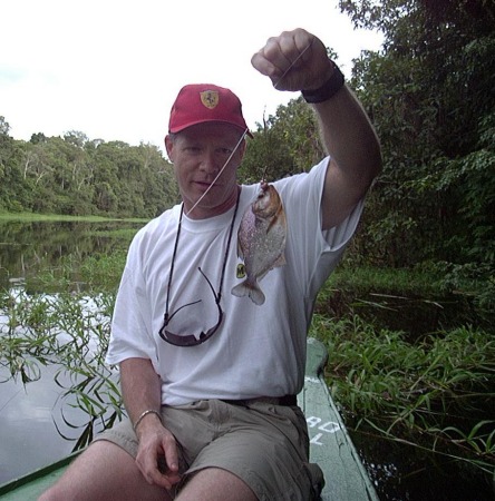 Pirranha fishing Amazon