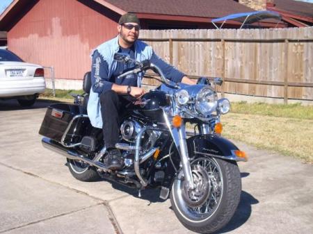 My Husband Glenn and Our 2007 Harley-Davidson