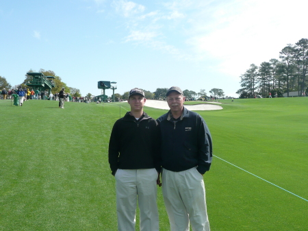 Chandler and Ken at the masters